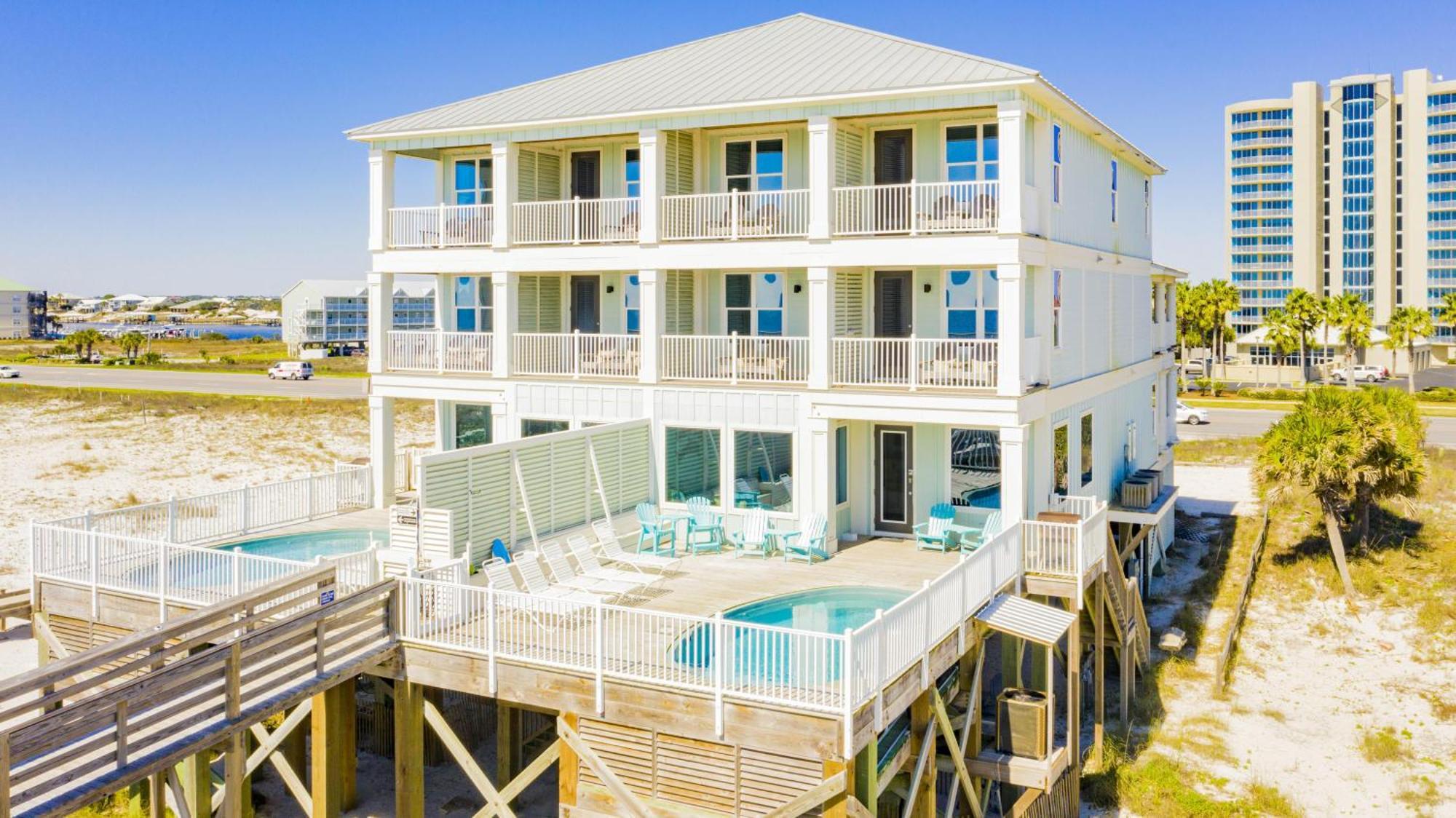 Castle In The Sand East West 2 Properties - 18 Bedrooms Orange Beach Exteriér fotografie
